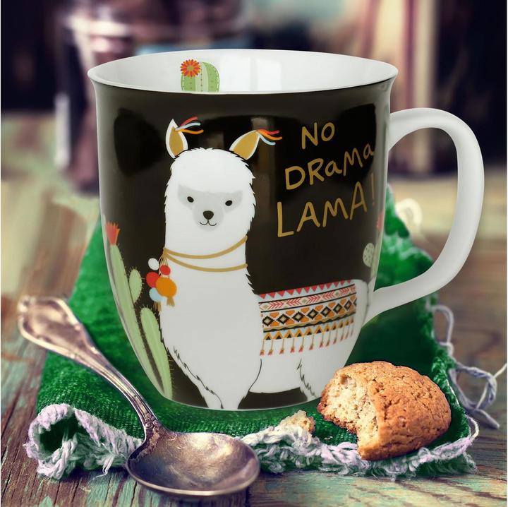 Image du produit Sheepworld Tasse à café No Drama Lama 400 ml, 1 pièce, Noir (400 ml, 1 x)