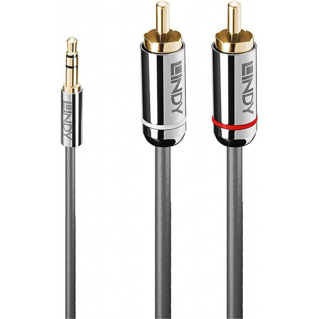 Lindy 2in1 (3 m, 3.5mm Klinke (AUX), Cinch) (35335)