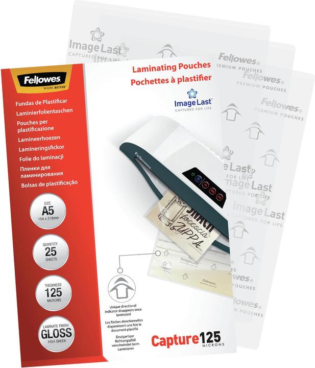 Productafbeelding Fellowes Vang 125 (A5, 25 Pcs., 125 µm)