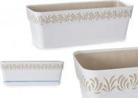 Kerbl Stefanplast Jar Gaia Rectangular Water Reserve White (49.50 x 19 x 17 cm)