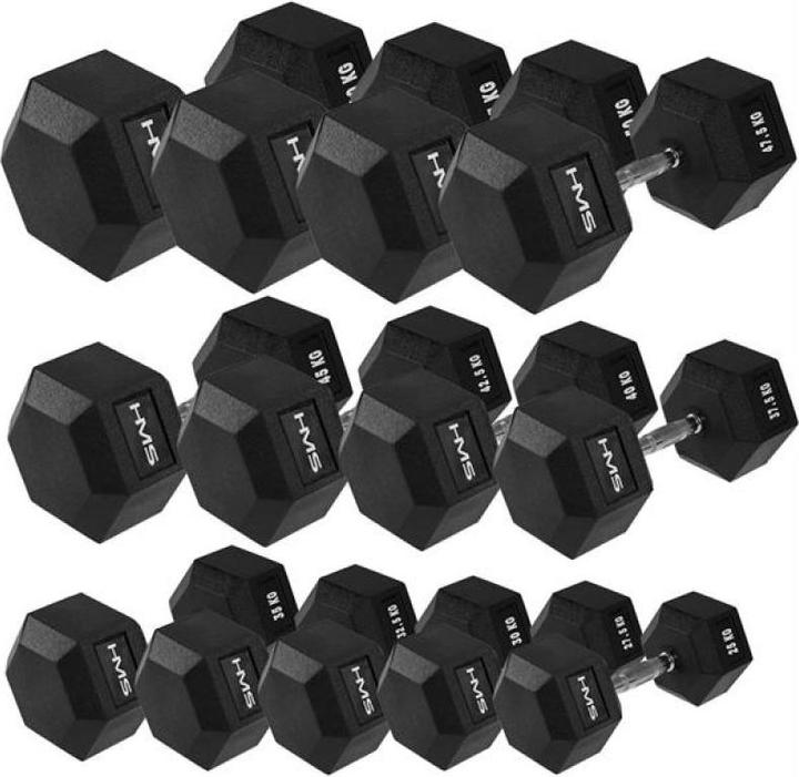 Actual product image HMS Dumbbell 14 kg HEX-PRO 14 (1 x 14 kg)