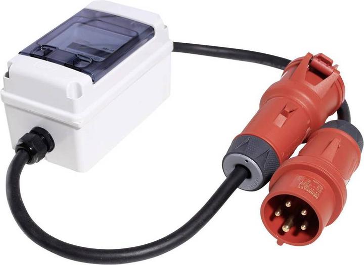 Counttec Drehstromzähler mit CEE Stecker und Kupplung