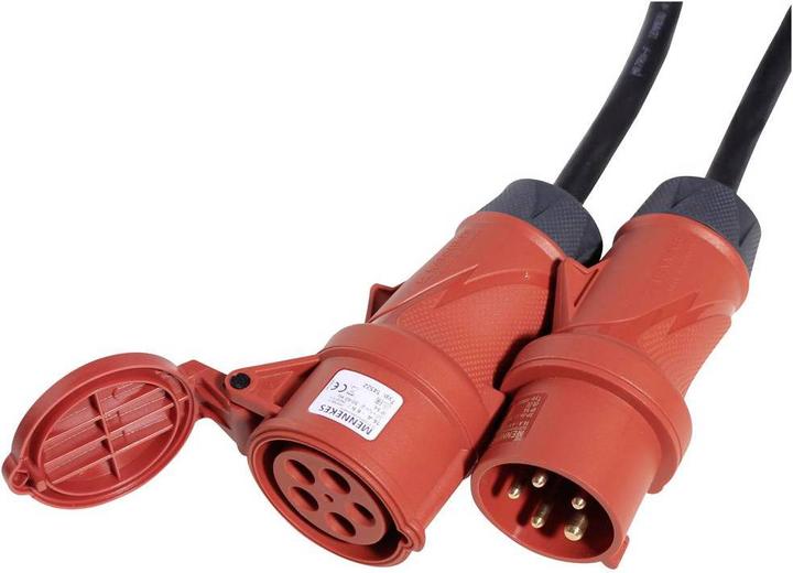 Actual product image Counttec Three-phase meter with CEE plug and coupling