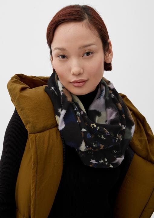 Immagine prodotto s.Oliver Snood Loop-Schal aus Viskose und Baumwolle