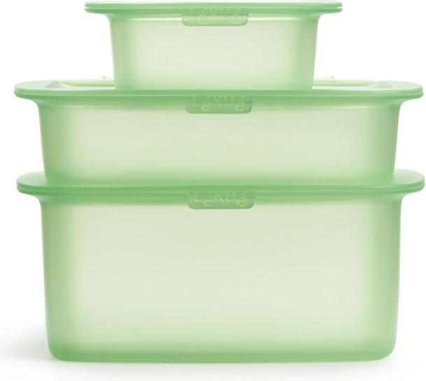 Produktbild Lékué Set wiederverwendbarer Silikonbehälter (1 l)