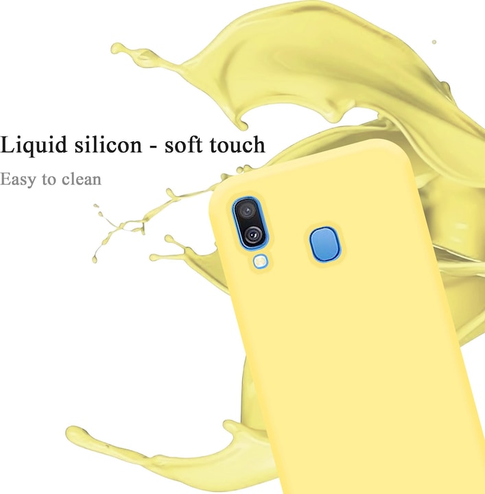 Actual product image Cadorabo TPU Liquid Silicone Case Cover (Samsung Galaxy A40)