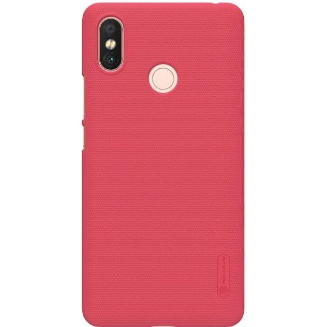 Nillkin Super Frosted Shield Series (Xiaomi Mi Max 3), Smartphone Hülle, Rot