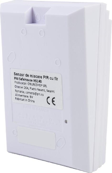 PNI Wired PIR motion sensor SafeHouse HS140 for alarm systems equipped with HS600 and (12 m)