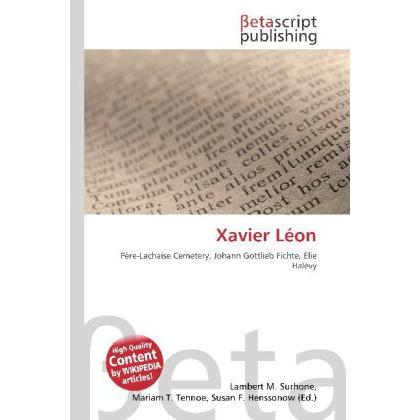 Xavier Léon, Sachbücher