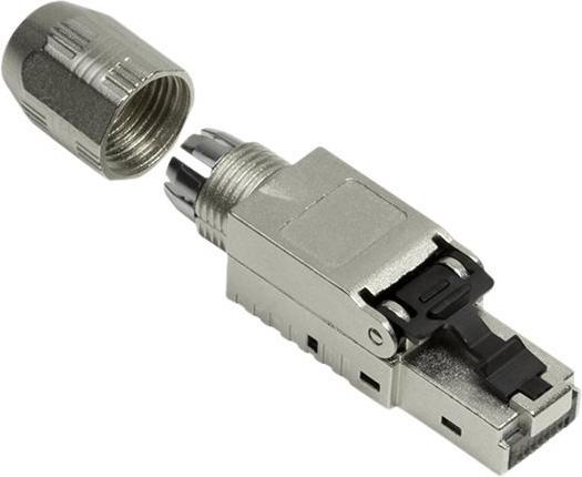 LogiLink Feldkonfektionierbarer Stecker, Cat.6A, geschirmt, MPTL getestet (Netzwerkkabel Stecker)