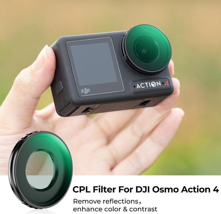 Actual product image K&F Concept Filter CPL for DJI Osmo Action 4 (Osmo Action 4)
