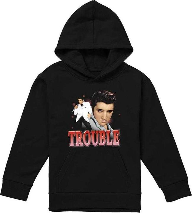 Image du produit Elvis - Sweat à capuche TROUBLE - Enfant (140, 146)