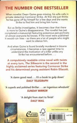 Produktbild The Silkworm (Englisch, Robert Galbraith, 2015)