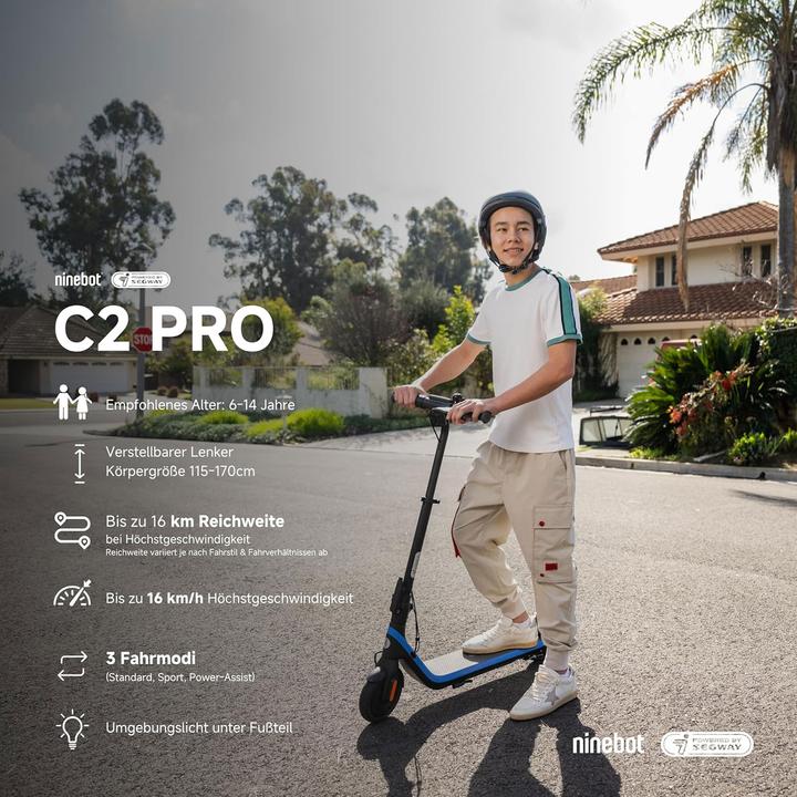 Produktbild Segway-Ninebot C2 Pro E (16 km/h, 17 km, 150 W)