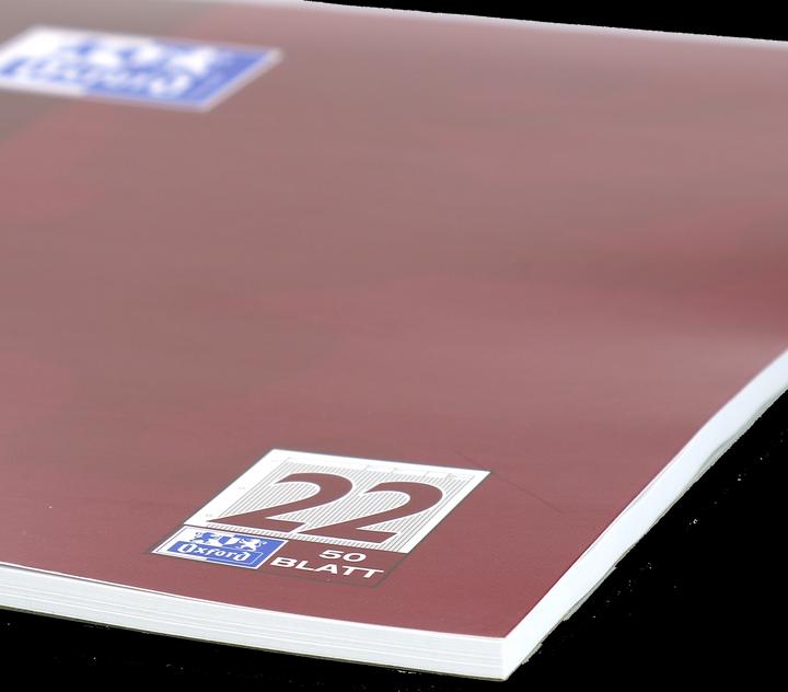 Immagine prodotto Oxford Blocco per fogli di lavoro, A4, sentenza 22 (A4, Righe, Copertina rigida)
