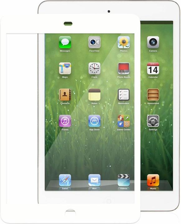 Actual product image Moshi iVisor XT Screen Protector for iPad mini/Retina/3 White Frame (1 pcs., Apple iPad mini 2012, Apple iPad mini 2013, Apple iPad mini 2014, Apple iPad mini 2015)