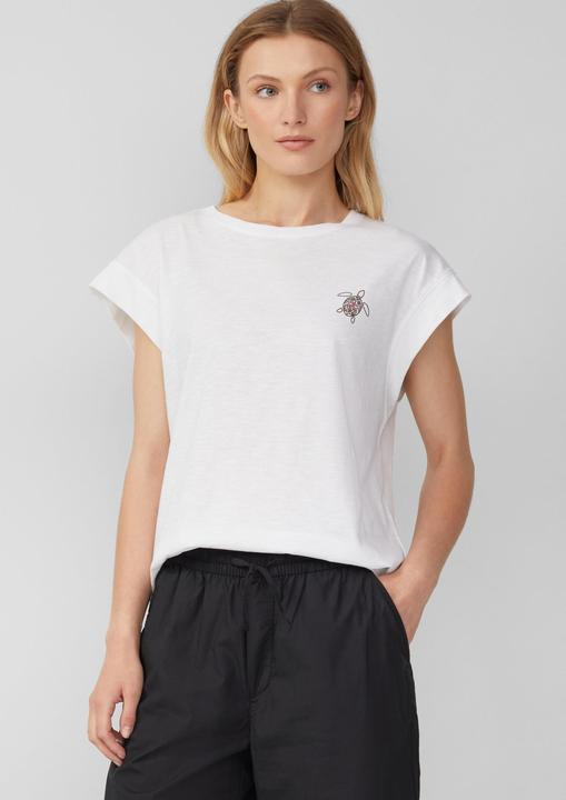 Produktbild S.Oliver T-Shirt T-Shirt im Relaxed Fit mit kleinem Artwork (48)