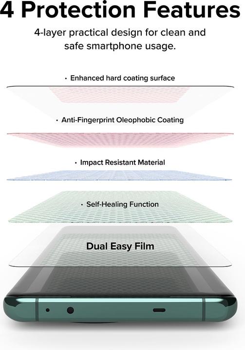 Immagine prodotto Ringke Screen Protector for Oneplus 12 DUAL EASY FILM 2 pack, w installation Jig (2 Pezzo/i, OnePlus 12)