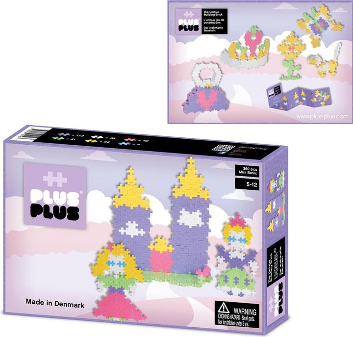 Produktbild Plus-Plus constructor, Princess Castle, Mini Pastel 360