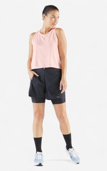 Actual product image Kiprun Lauf-Tanktop kurz Damen atmungsaktiv - Run 500 rosa (XL)