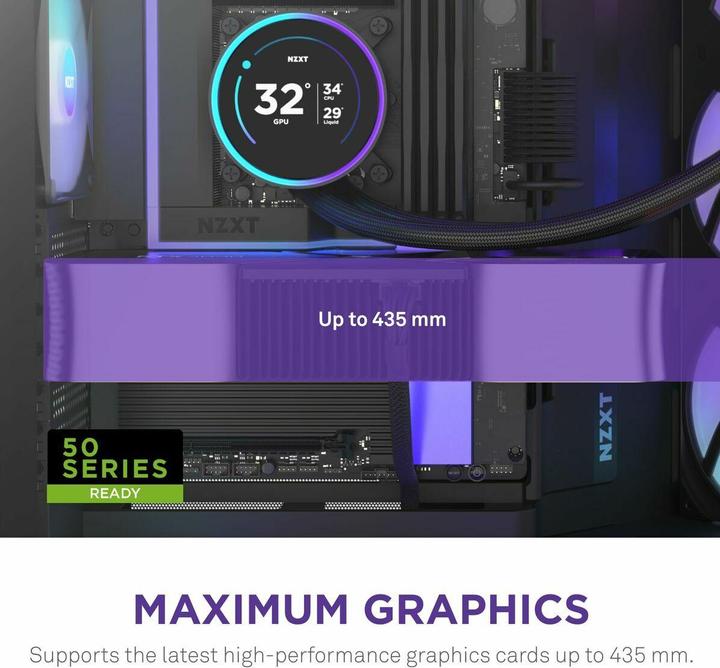 Produktbild NZXT H9 Flow RGB+ (ATX, Micro ATX (mATX), Mini-ITX)