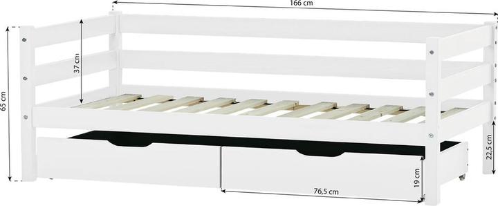Image du produit Hoppekids Lit Ida Marie Junior (70 x 160 cm)