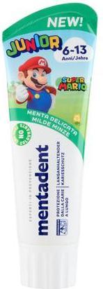 Produktbild Mentadent Junior Zahnpasta 6-13 Jahre Super Mario Zarte Minze 75 Ml (75 ml)