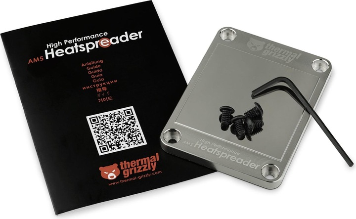 Actual product image Thermal Grizzly AM5 High Performance Heatspreader