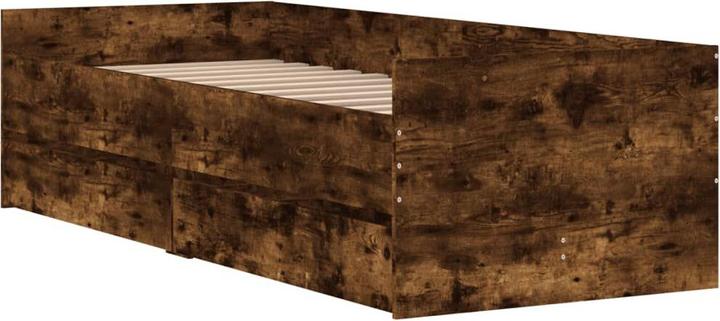 Image du produit VidaXL Cadre de lit avec tiroirs (90 x 190 cm)