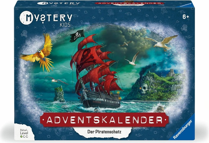 Produktbild Ravensburger Der Piratenschatz - 24 Rätsel
