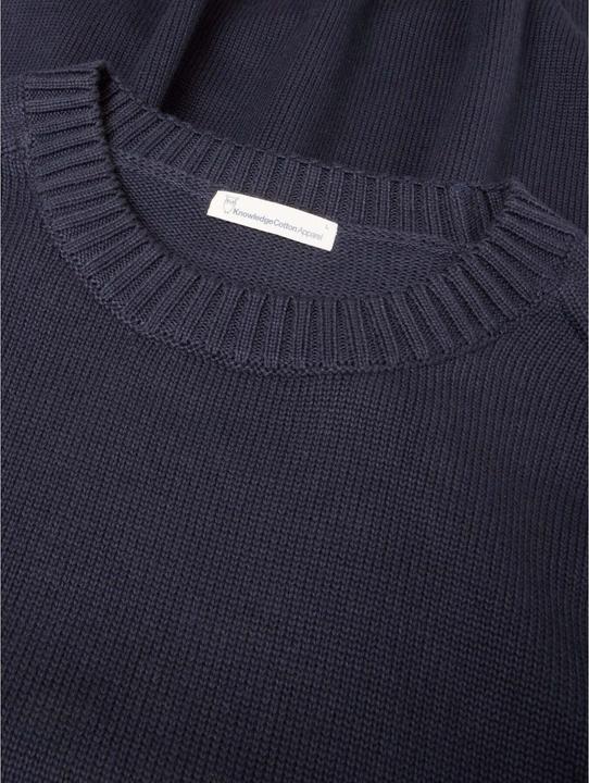Produktbild KnowledgeCotton Apparel Rundhals-Pullover aus einfarbiger Maschenware (L)