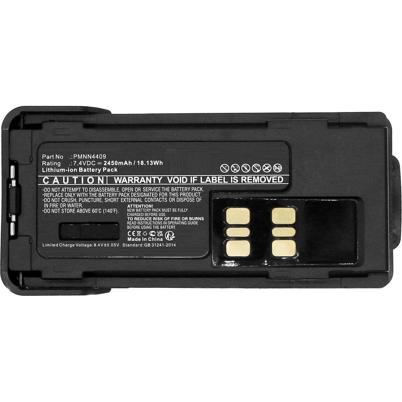 CoreParts Battery 7.4V 2450mAh 18.13Wh (2450 mAh), Notebook Akku, Schwarz