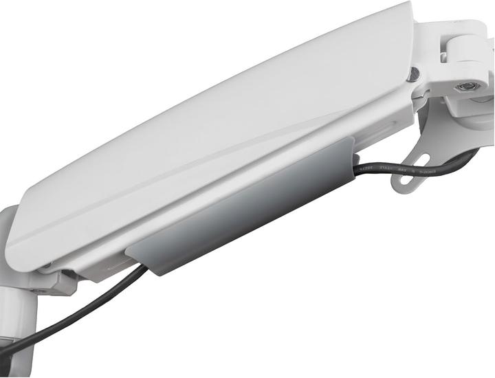 Produktbild Silverstone SST-ARM26W - Dual Monitor Arm with mechanical springs and plastic armor, adjustable, 180 (Tisch, 32", 9 kg)