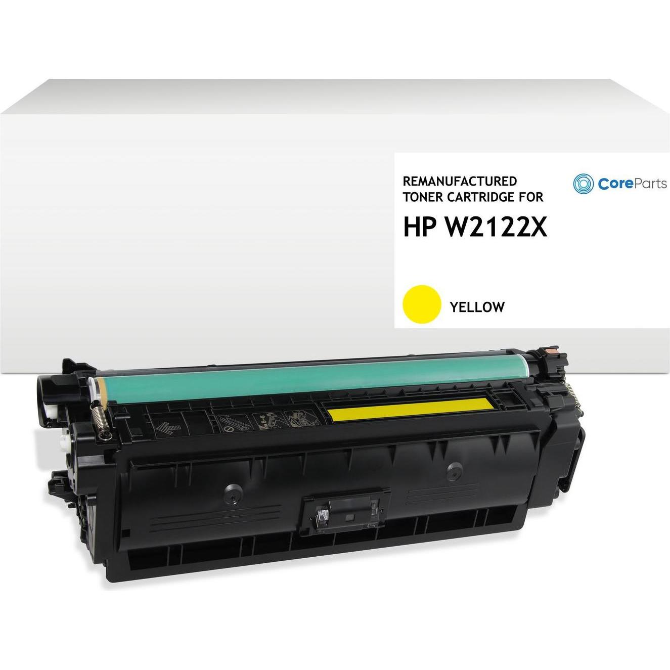 CoreParts, Toner, Toner Yellow for HP, Pages: (Y)
