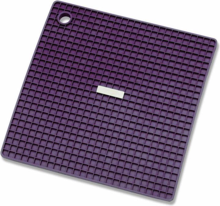 Städter Topfhalter /Untersetzer violett aus Silikon (1x, Pfannenuntersetzer)