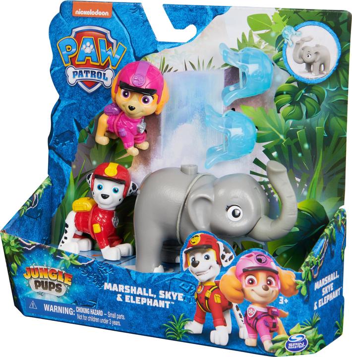 Actual product image Spin Master Paw Patrol Jungle Pups Marshall Skye Pups