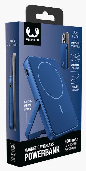 Image du produit Fresh'N Rebel Magnetic Wireless Powerbank (5000 mAh, 20 W, 18.50 Wh)