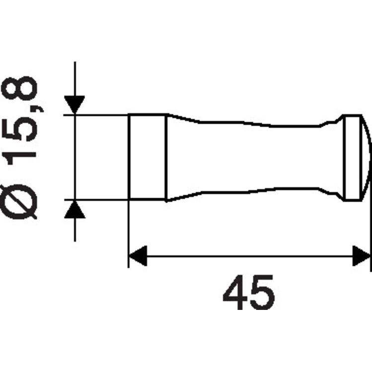 Thumbnail - Emco, Handtuchhalter + Handtuchhaken, Handtuchhaken Rondo 2 gro chrom 507500101