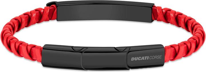 Immagine prodotto Ducati Bracciale Incrocio (22 cm, Acciaio inossidabile, Cuoio)