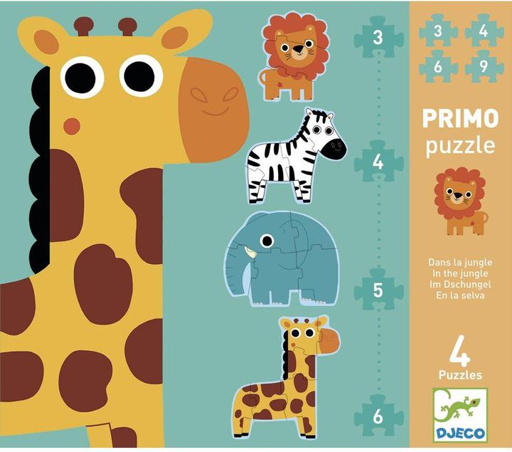 Immagine prodotto Djeco Nella giungla (18 pezzi)