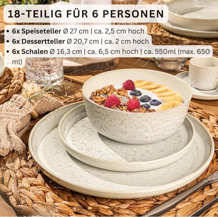 Image du produit Sänger Geschirr Tafelservice Key West (18 pièce(s))