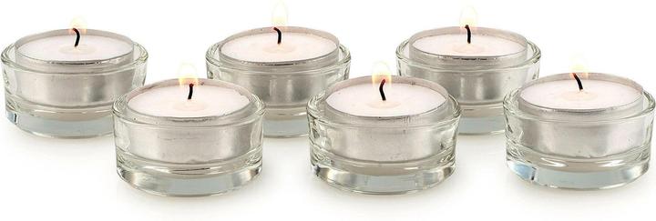Pajoma Set di 6 portacandele, vetro, h 13,5 x d 4,8 cm (Tondo/a)