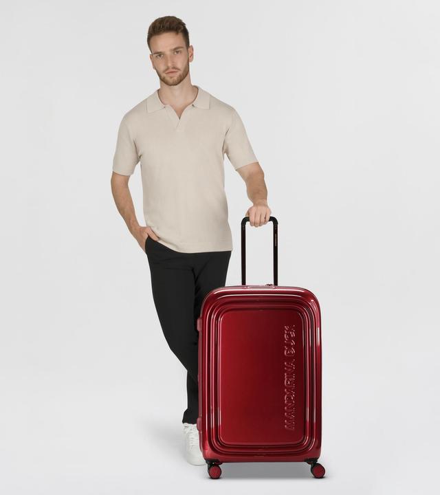 Actual product image Mandarina Duck Logoduck + Metal 4 Rollen Trolley L 75 cm mit Dehnfalte (83 l)