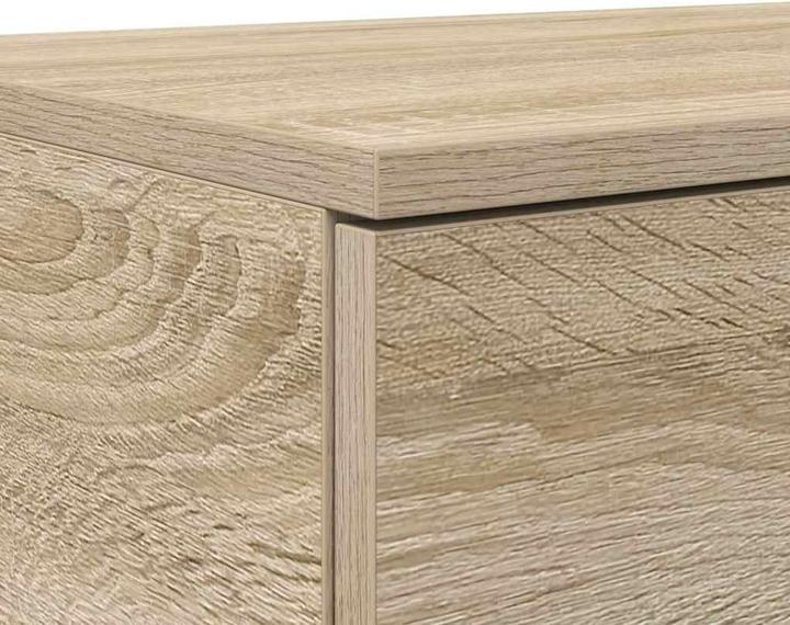 Produktbild VidaXL Bettkommode Sonoma Eiche 140x36,5x16,5 cm Holzwerkstoff