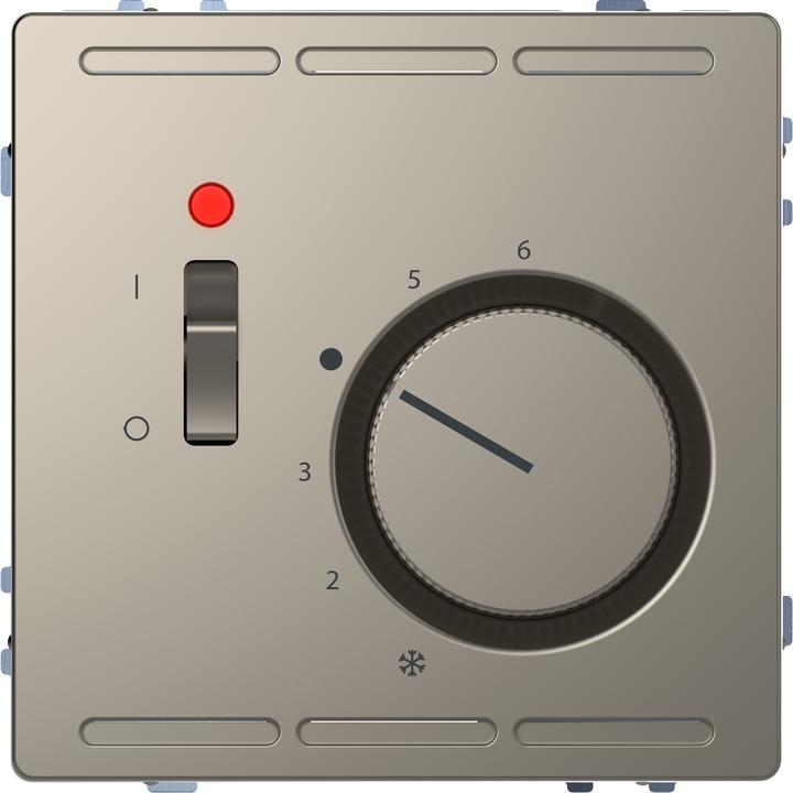 Actual product image Merten RTR 24 V w. switch and central plate, MEG5761-6050