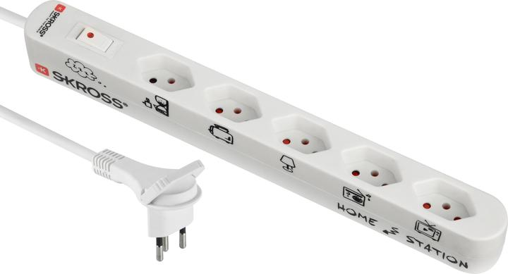 Produktbild Skross Steckdosenleiste Home Station 5xT13 quer (5 x, Typ 13, 1.50 m)