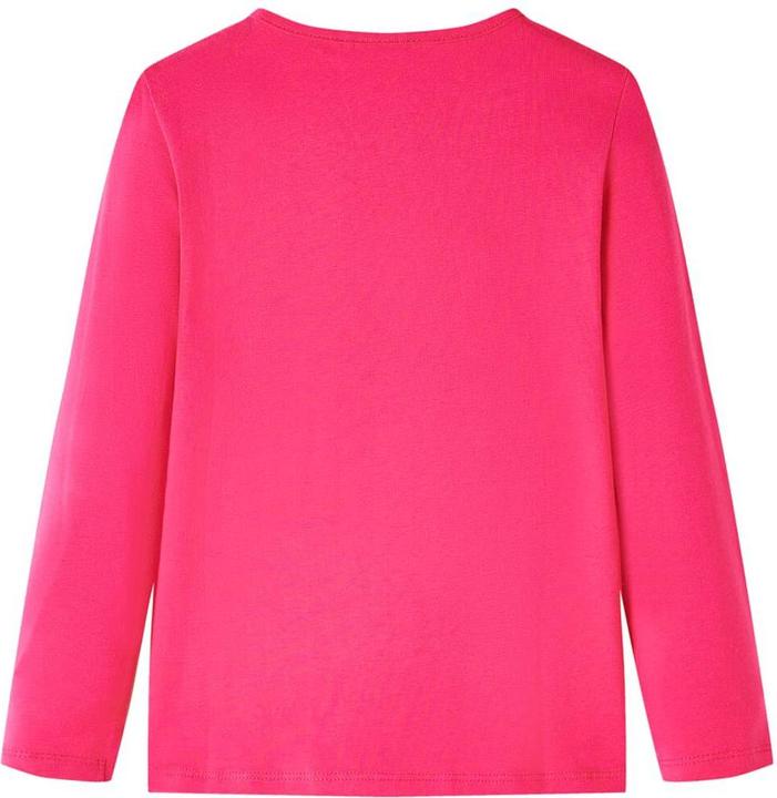 Immagine prodotto vidaXL Camicia a maniche lunghe per bambini rosa brillante 104,Materiale: 95% cotone (104)