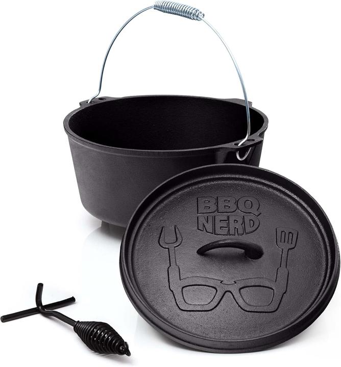 Actual product image BBQ Nerd Dutch Oven Starter mit Deckelheber