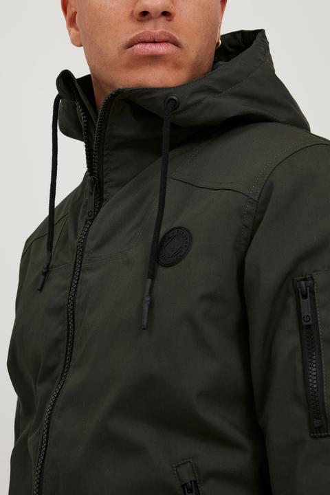Immagine prodotto Solid Tilly Sporty Giacca Di Mezza Stagione Piumini Giubotto da Uomo Con Cappuccio (3XL)