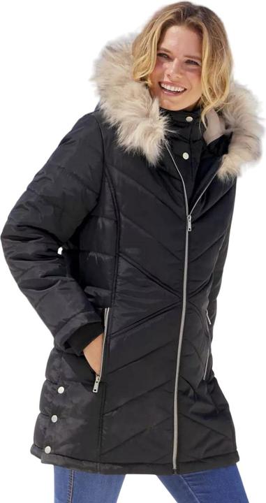 Produktbild Atlas For Women Wattierte Jacke Grosse Kälte mit WebpelzKapuze (42, 44)